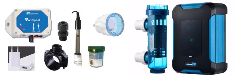 Electrolyser DIY kit with WiFiPOOL home automation connection (including accessories)