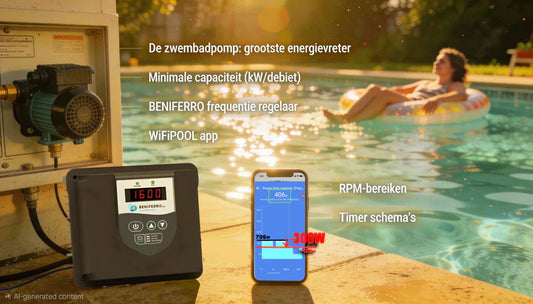 Optimale zwembadpomp circulatie, voor minimale energiekosten en maximaal zwemplezier