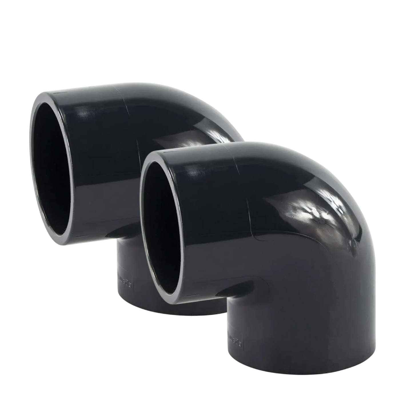 2x PVC elbow 90° 50 mm – 10 bar pressure pipe (2 pieces)