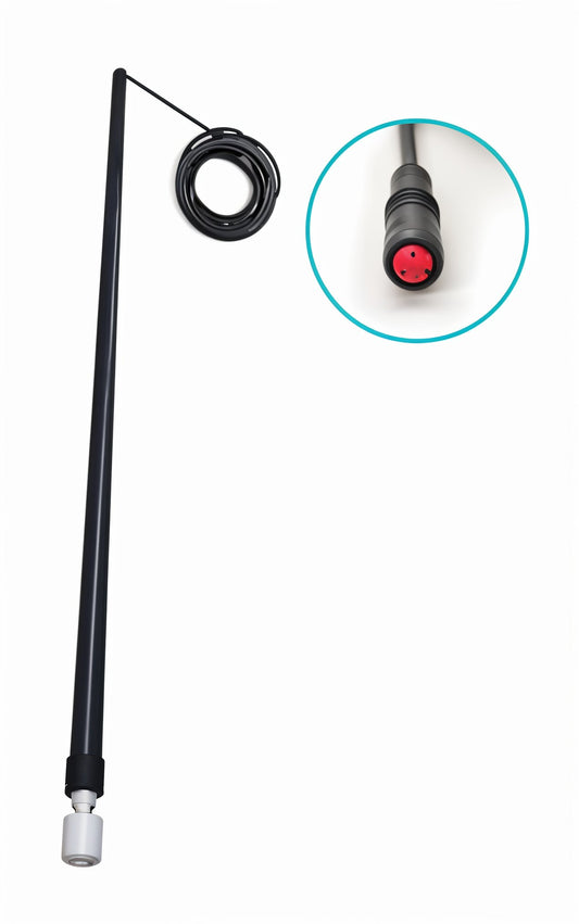 Niveau regelaar voor chloor|zuur|base vat met waterdichte Higo connector 5M