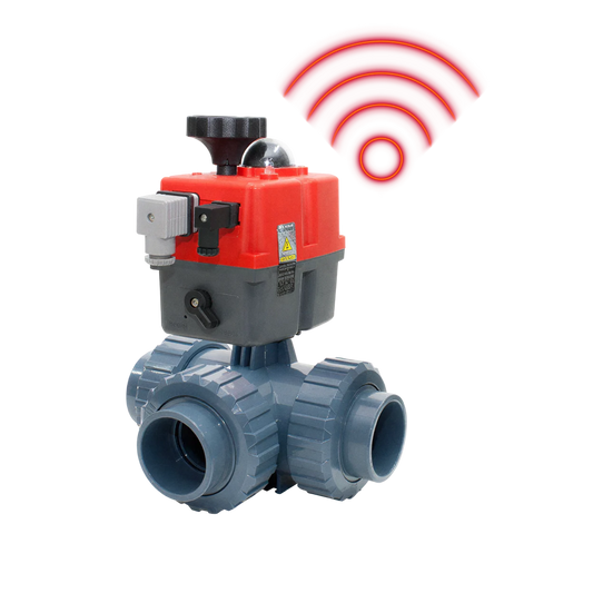 Automatische 3-weg kraan 50mm L-boring - WiFi verbindbaar - type HIDRO