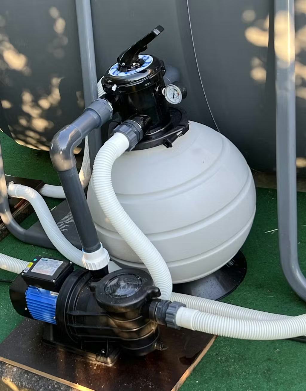 Robust Beniferro sand filter - 11 m³/h pump in option - for pools up to 75 m³