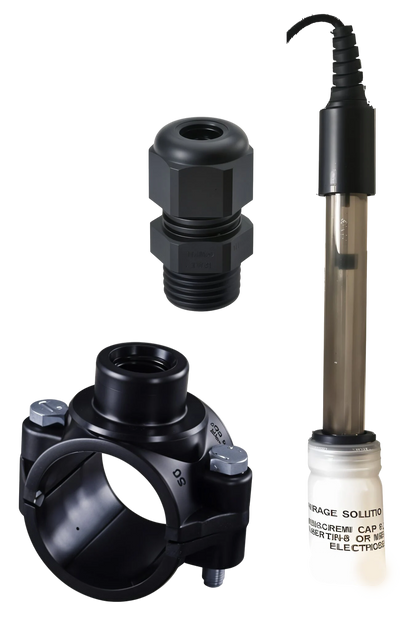 Additional RX measurement on CONNECT PRO measurement and control box - incl. RX probe (Salt electrolysis) and installation materials