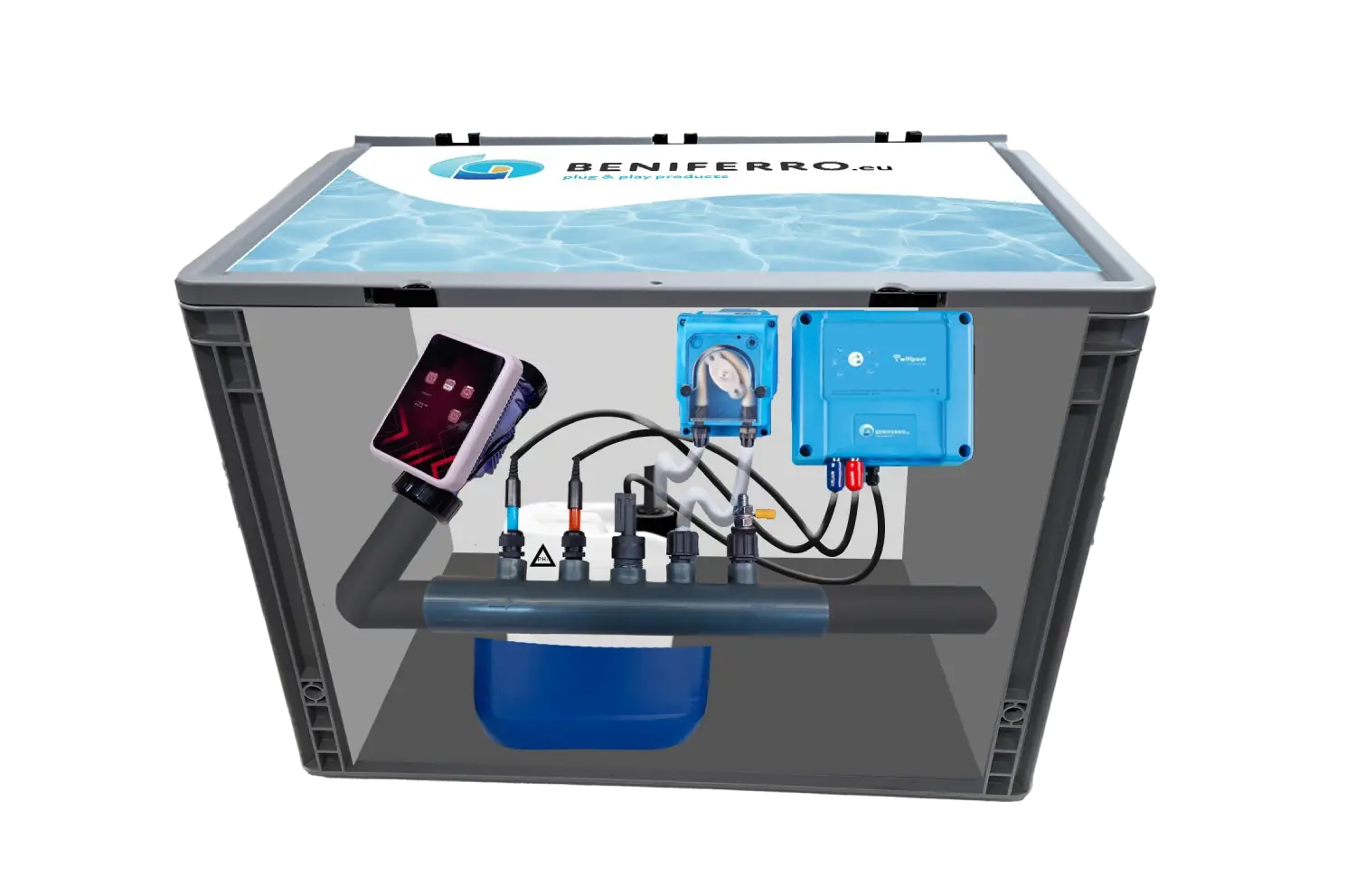 Salt chlorinator SR BOX - max. 150m³ capacity - all-inclusive – POOL ...