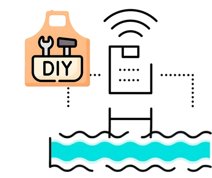 Chlorine generator EL - Salt electrolysis - DIY kit with pH and RX control