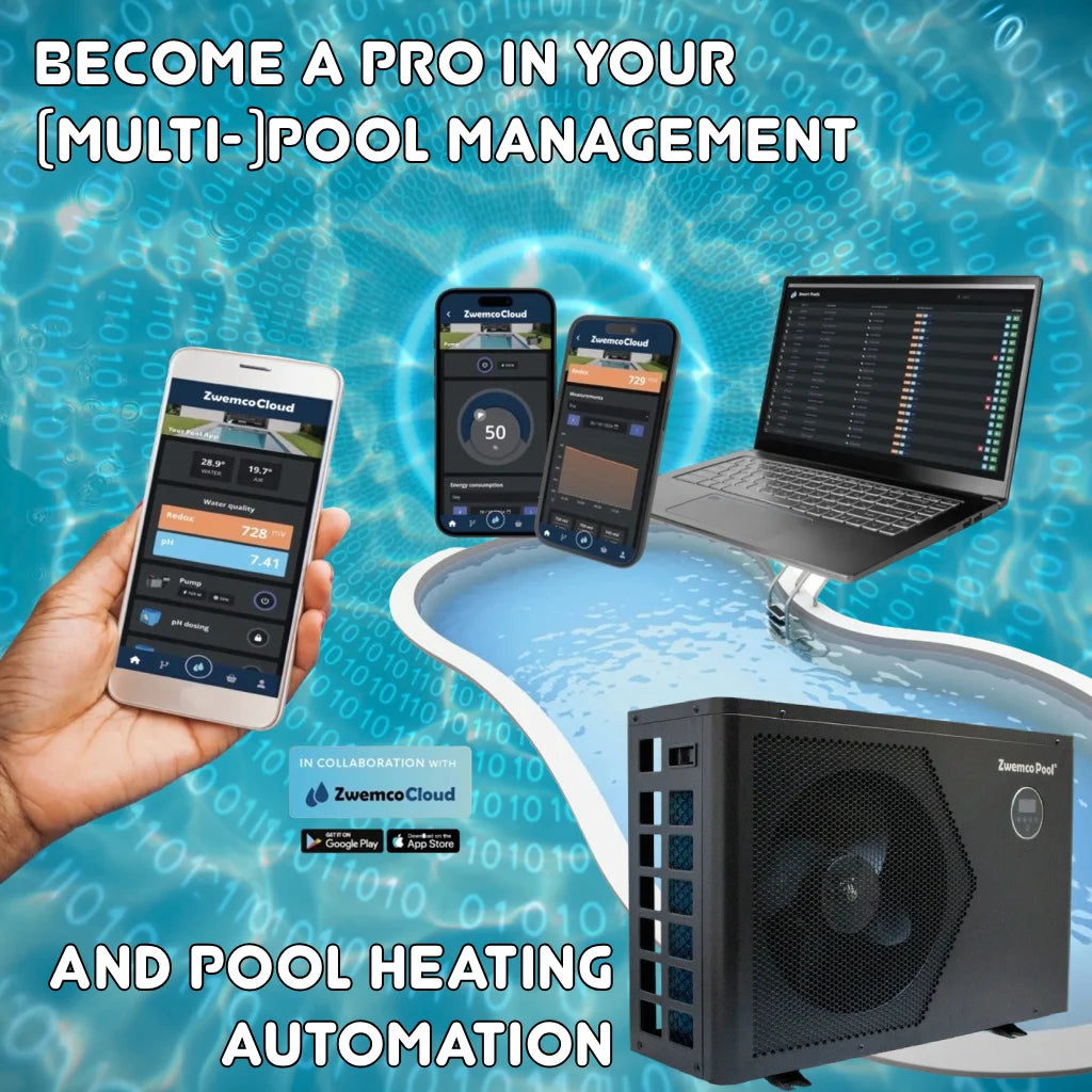 Inverter Heat Pump 21 kW Swimming pool up to 90 m³ - with RS485 interface